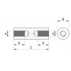 Cylindrical spacer [300] (300335059935)