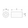 Spacer metal [311-m] (311320340050)