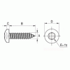 Pan Head tapping torx screw [352-m] (352481041553)