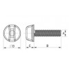 Wing screw [429] (429016500002)